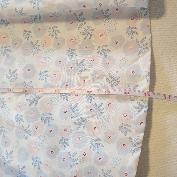 Classic Whimsy Pink White Gingham Floral Dress Size 8 Preppy Pastel Tie Back - Picture 3 of 7